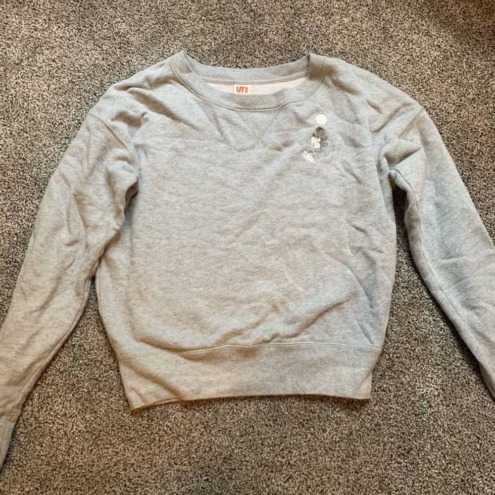 Cropped disney crewneck